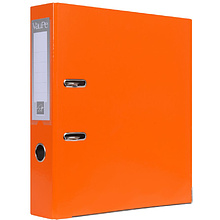 Папка-регистратор "VauPe", А4, 75 мм, ламинированный картон, оранжевый