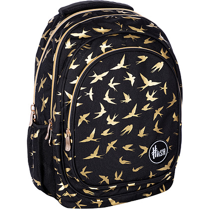 Рюкзак молодежный "Hash golden birds", чёрный
