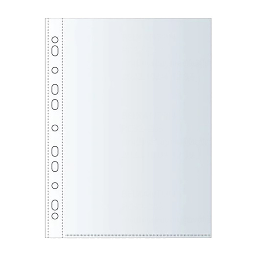 Файл (папка-карман) "Inter-folia", A4, 50 шт, 75 мк, прозрачный
