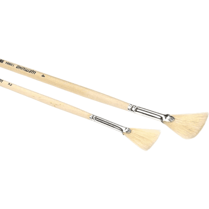 Кисть для рисования "Невская Палитра", щетина, веерная, №2