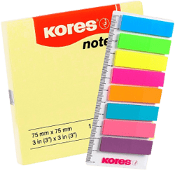Kores - скидка на бумагу для заметок! 