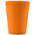 Стакан картонный 300 мл, 1сл., 50шт/упак, оранжевый