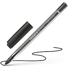 Ручка шариковая "Schneider Tops M", 0.5 мм, прозрачный, стерж. черный