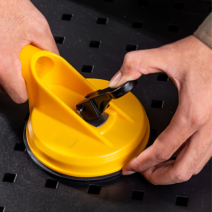 Стеклодомкрат Deli YS EDL-XP22, двойной, до 80 кг, желтый - 9