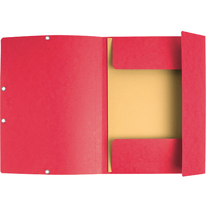 Папка на резинках "Manila", A4, 15 мм, картон, красный - 2