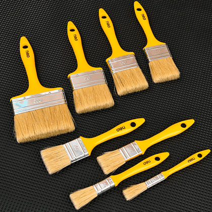 Кисть малярная Deli YS EDL509134, плоская, 1,6"-40 мм, смешанная щетина - 5