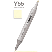 Маркер художественный "Brushmarker", художественный, Y55 бело-жёлтый