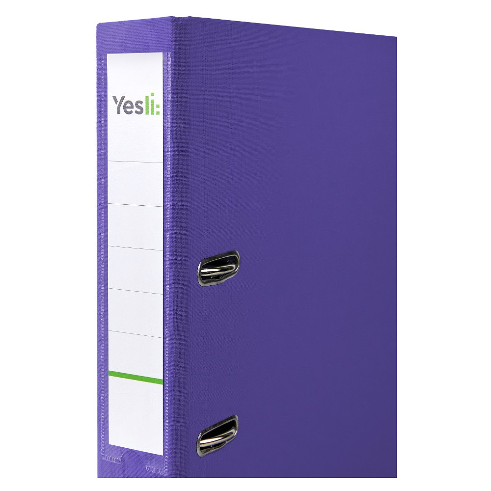 Папка-регистратор "Yesli:", А4, 50 мм, ПВХ Эко, фиолетовый - 2