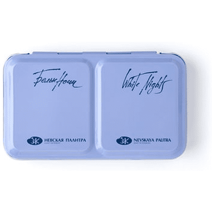 Набор акварельных красок "Белые ночи метаморфозы", 12 цветов, кюветы - 3