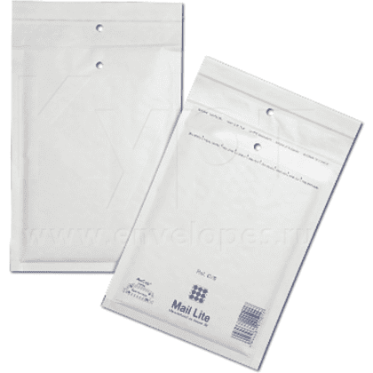 Конверт с воздушно-пузырчатой пленкой D/14, 100 шт, белый