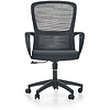 Кресло компьютерное SitZone U-069B, сетка, ткань, черный, 2 шт/упак - 3