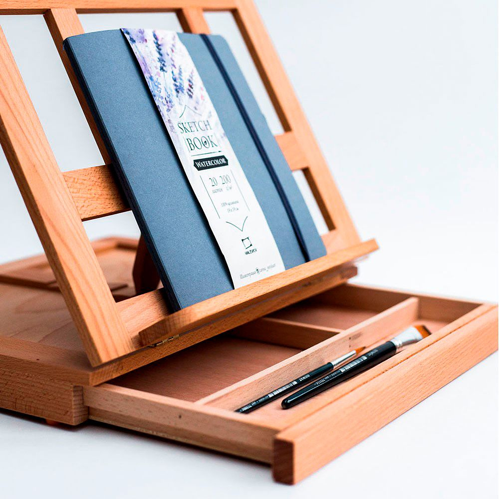 Мольберт настольный "Малевичъ МЛ-21", коричневый - 3