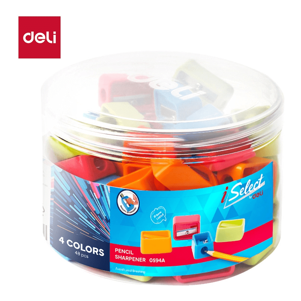 Точилка на 1 отверстие "iSelect", ассорти