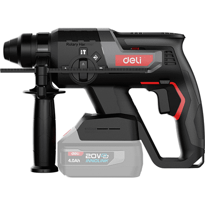 Аккумуляторный перфоратор Deli RS EDE-DC20-2, 20 В, 2 Дж, без АКБ и ЗУ - 2