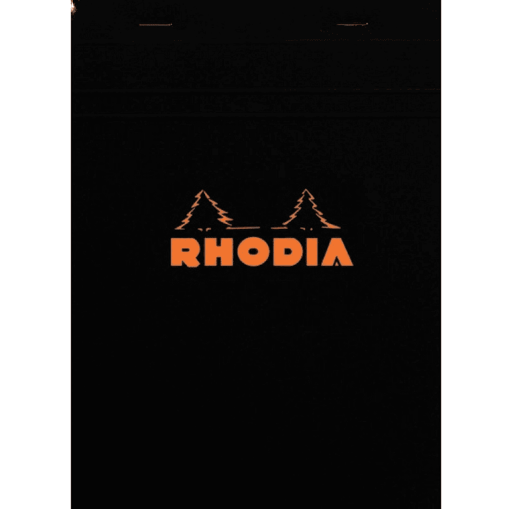 Блокнот "Rhodia", A5, 80 листов, в точку, черный