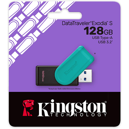 USB Flash накопитель 3.2 128 Gb DTXS, пластик, Kingston DataTraveler Exodia - 3