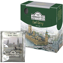 Чай "Ahmad Tea" Earl Grey, 100 пакетиковx2 г, черный