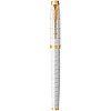 Ручка перьевая Parker "IM Premium Pearl GT", F, белый, золотистый, патрон синий - 3