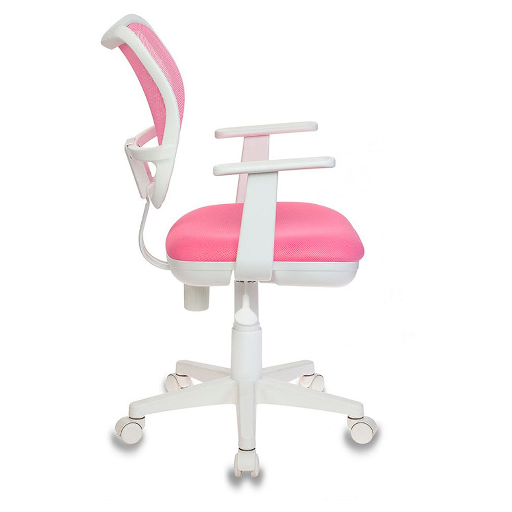 Кресло для детей "Бюрократ CH-W797", сетчатая ткань, пластик, розовый - 3