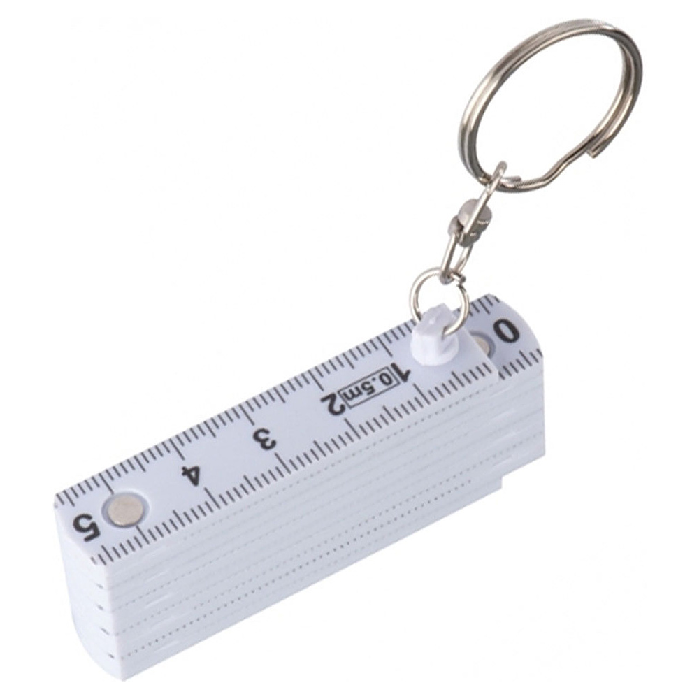 Брелок-линейка "135506", 0,5 м, белый - 3