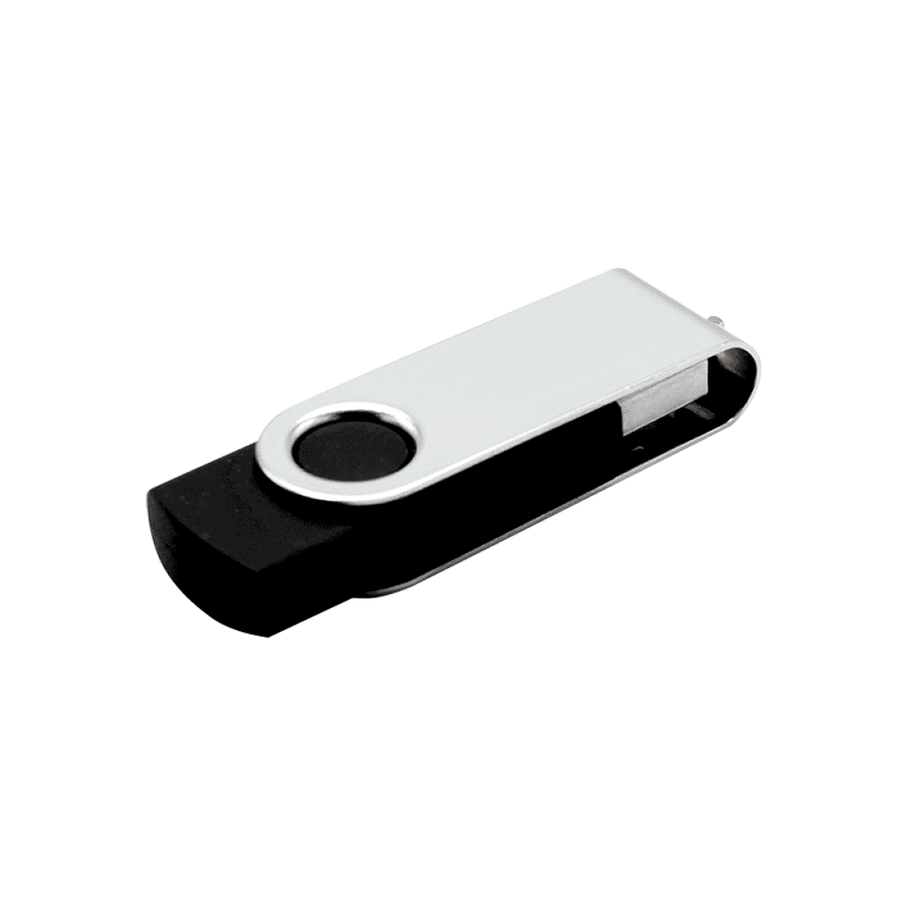 USB Flash 2.0 16 Gb VDF-008, пластик, метал, черный 