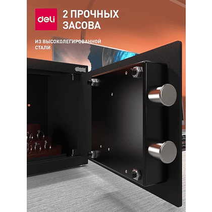 Офисный сейф "Deli ET561", 200х310х200 мм, -30% - 5