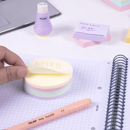 Бумага для заметок "Milan", 250 листов, ассорти пастель - 2