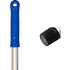 Ручка для МОПа алюминиевая с резьбой, 130см, d=22мм, синий