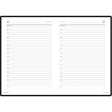 Ежедневник недатированный "Velvet", А5, 272 страницы, коричневый