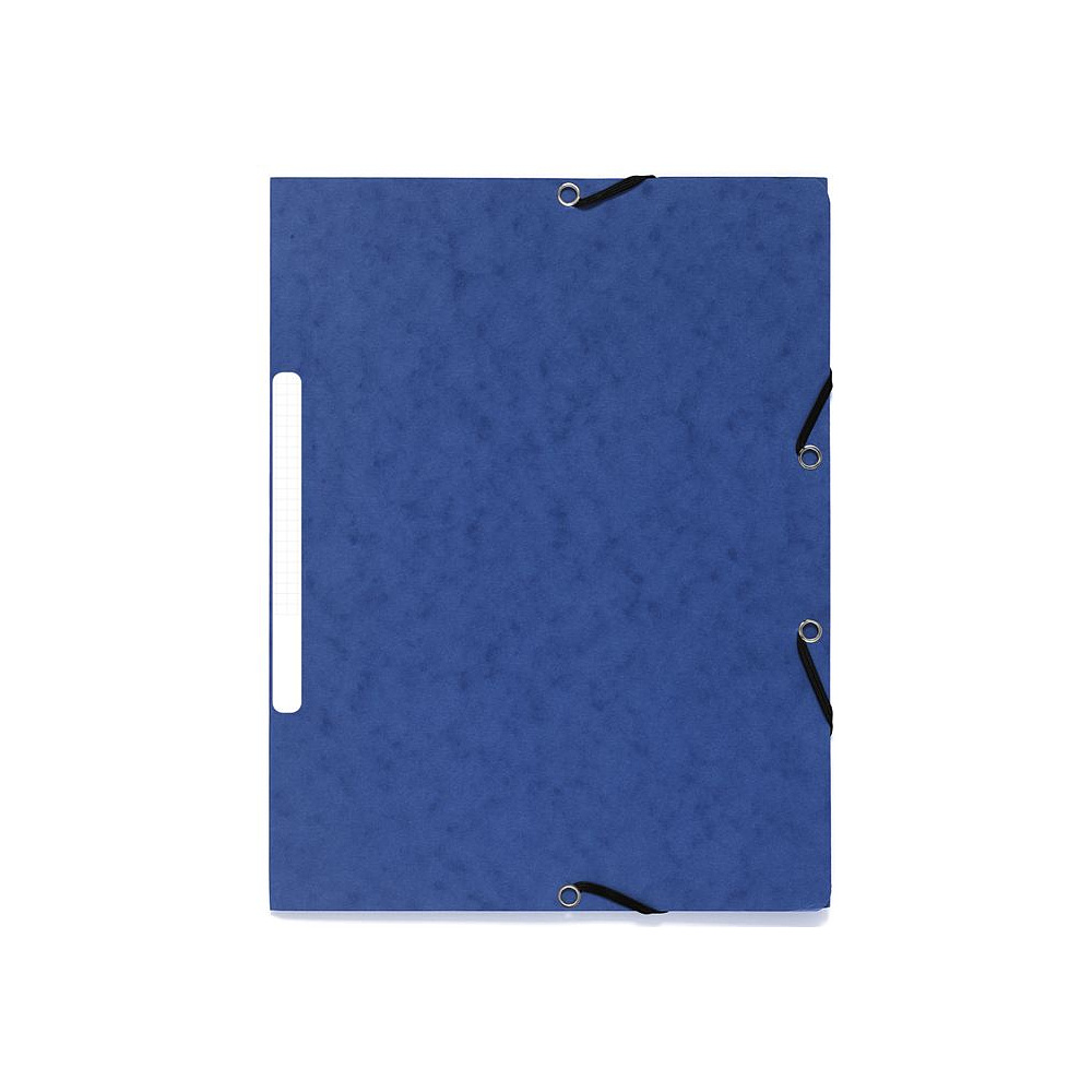 Папка на резинках "Manila", A4, 15 мм, картон, синий