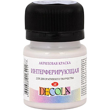 Краска акриловая интерферирующая "Декола", 513 голубая, 20 мл., банка