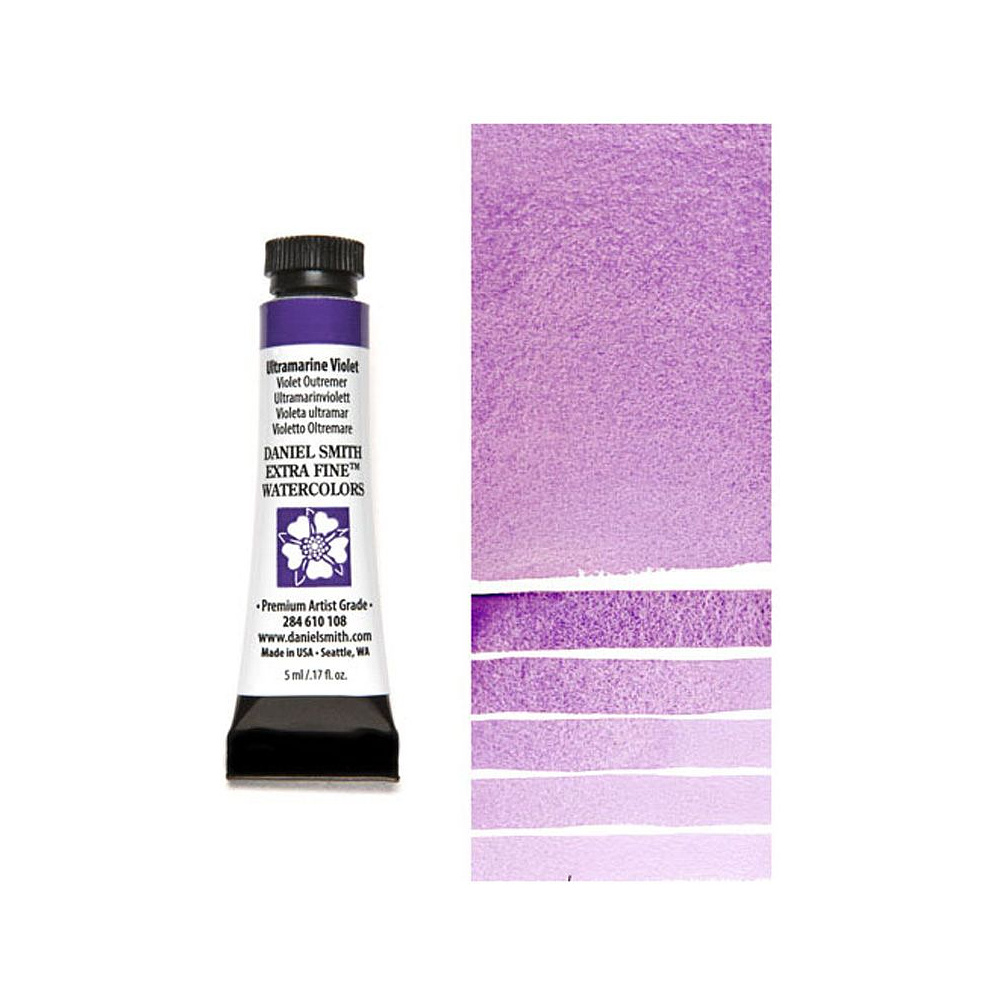 Краски акварельные "Daniel Smith" , ультрамарин фиолетовый, 5 мл, туба