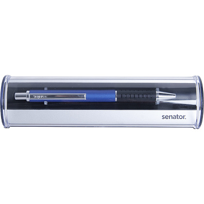  Ручка шариковая автоматическая "Star Tec Alu", 1.0 мм, стерж. синий