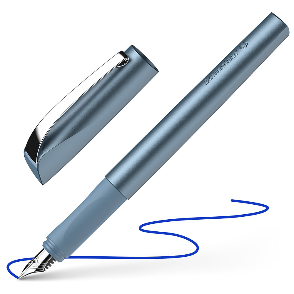 Ручка перьевая "Schneider Ceod Shiny", M, синий, патрон синий - 2