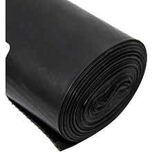 Мешки для мусора 120л, 40мкм, 69х105см, 10шт/рулон, черный