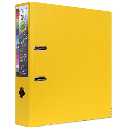 Папка-регистратор "Exacompta", A4, 80 мм, ПВХ, желтый