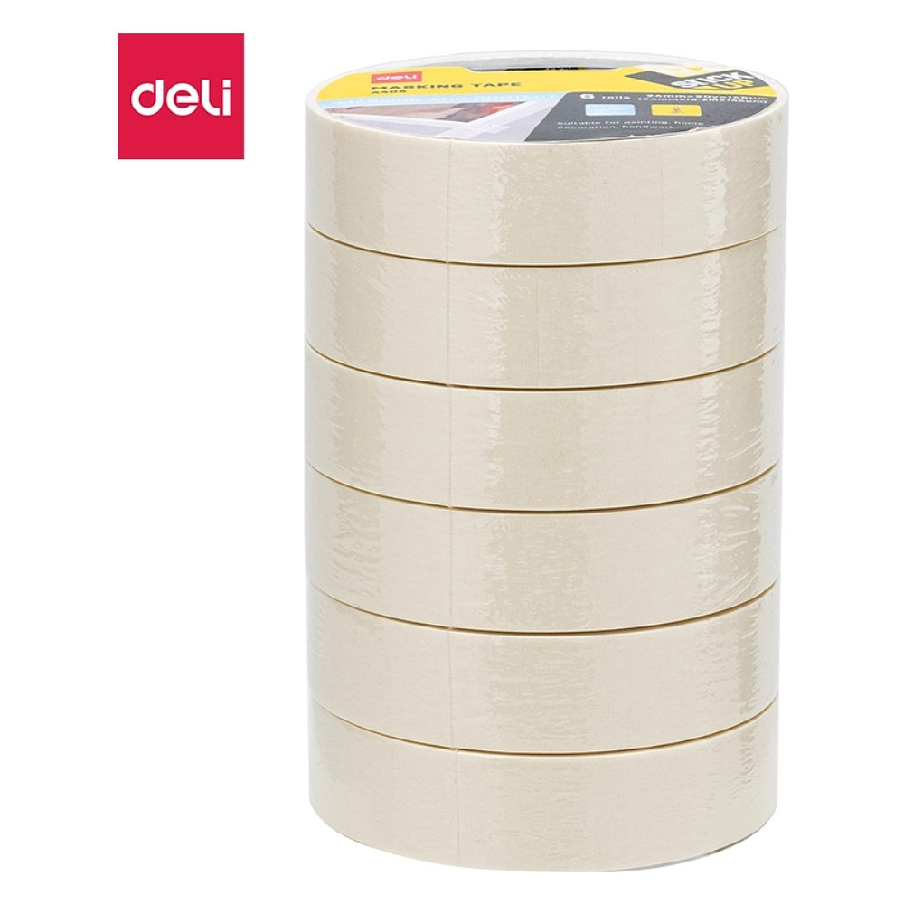 Клейкая лента малярная "Deli", 24x18,2 мм/м - 2