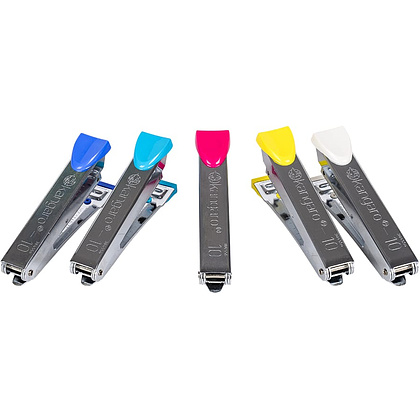 Скобосшиватель "No.10", №10, 20 листов, розовый - 3