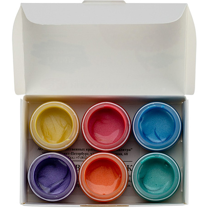 Гуашь "Я - Художник!", перламутровая 6 цветов, 15 мл. - 8