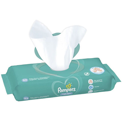 Салфетки влажные детские "Pampers Fresh Clean", 52 штук - 3