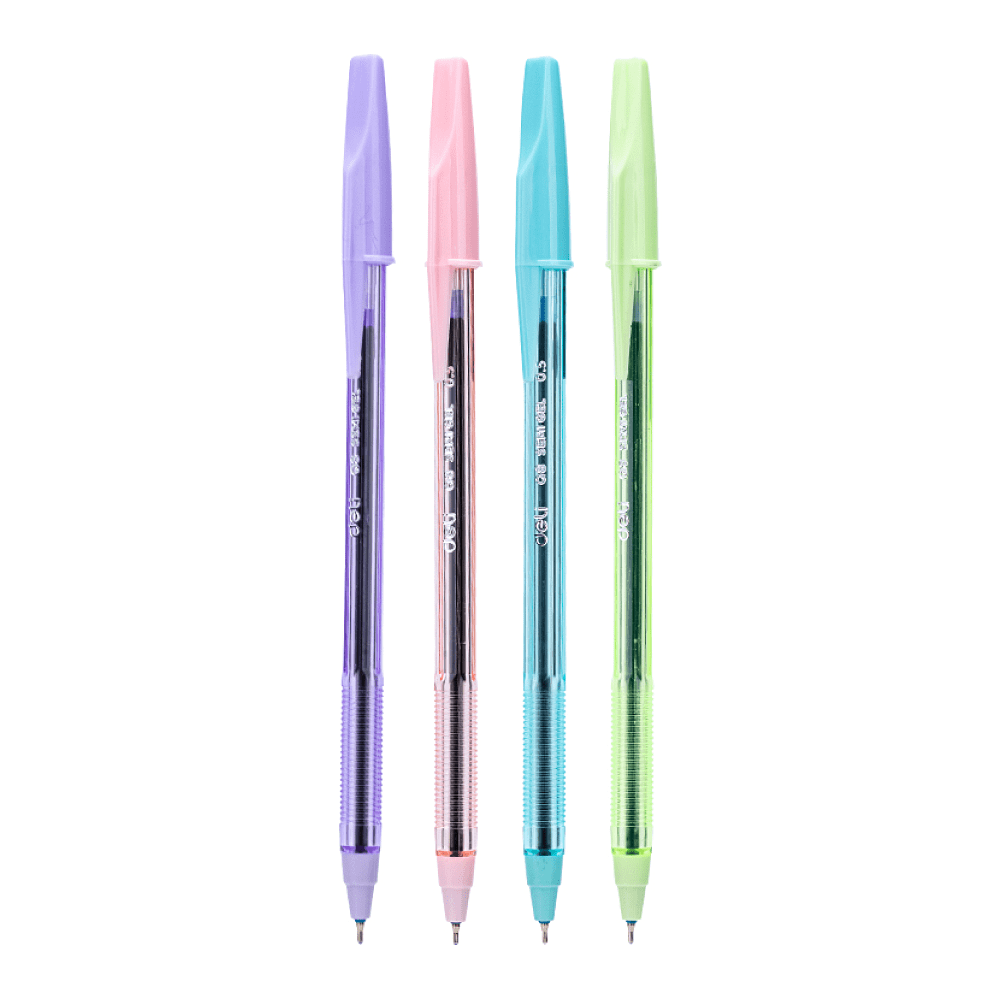 Ручка шариковая "Think", 0.5 мм, прозрачный, стерж. синий