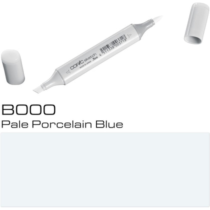 Маркер перманентный "Copic Sketch", B-000 бледно-фарфоровый синий