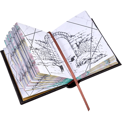 Книга-мини "Афоризмы", Марк Твен, натуральная кожа, 65х90 мм, ассорти - 7