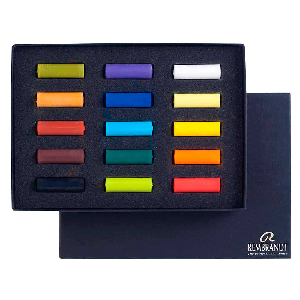Набор мягкой пастели "Rembrandt Half Pastel" начальный, 15 цветов - 2