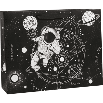 Пакет подарочный "Galaxy", 40x31x11,5 см, ламинированный