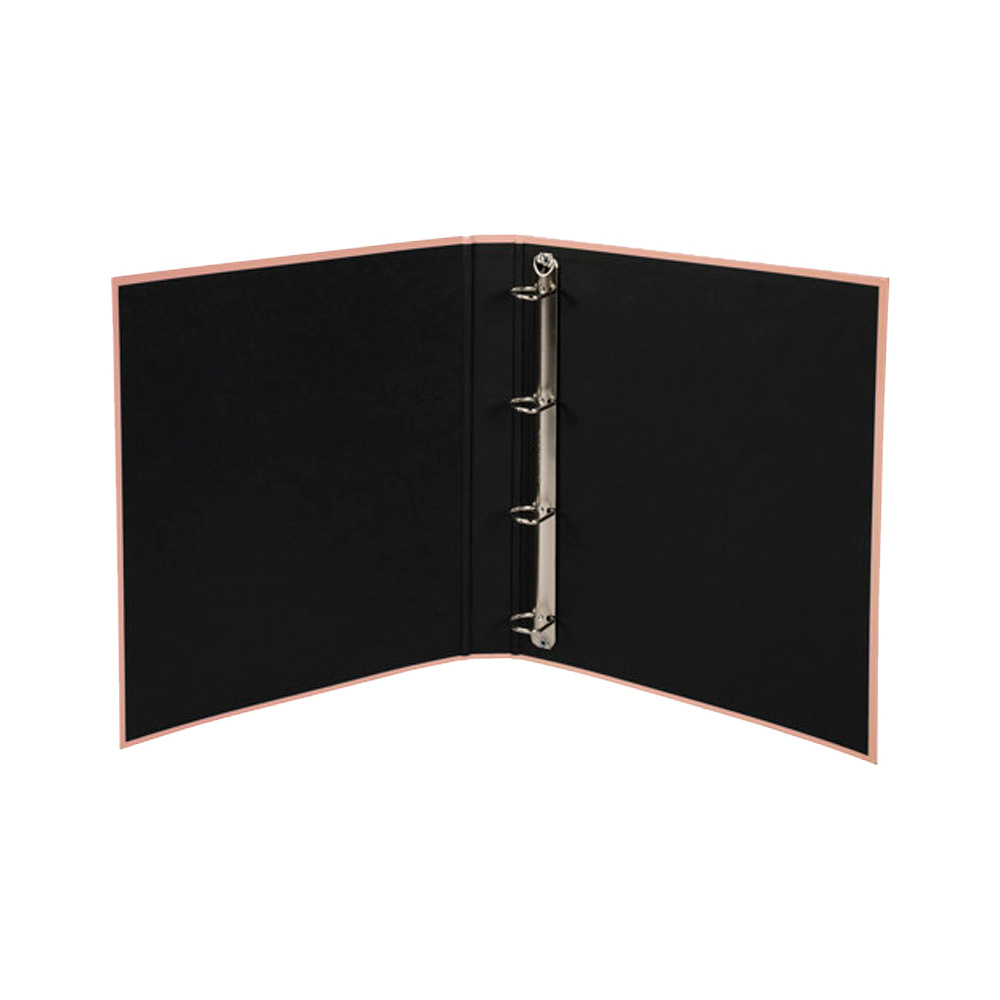 Папка на кольцах "Aquarel", 4 кольца, персиковый - 2