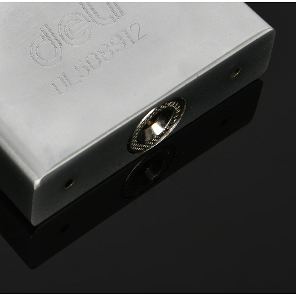 Замок навесной Deli YS EDL508912, 70 мм, автомат, 4 ключа - 5