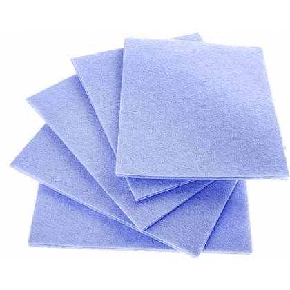 Салфетка из вискозы, 30x30 см, вискоза, голубой