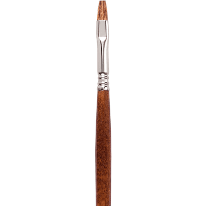 Кисть "Escoda Versatil Brush L/H", синтетика, темно-коричневый, плоская, №8 - 2