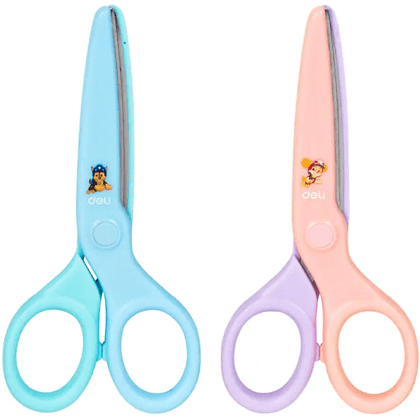 Ножницы "Deli 6023S", 13.5 см, ассорти